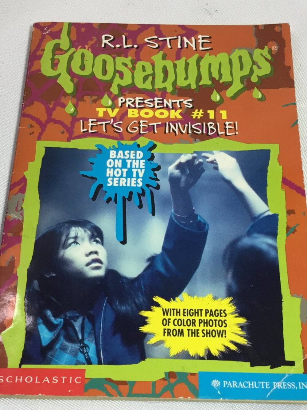 Goosebumps TV Book #11 Let's Get Invisible! by R.L. Stine 1997 First Printing
